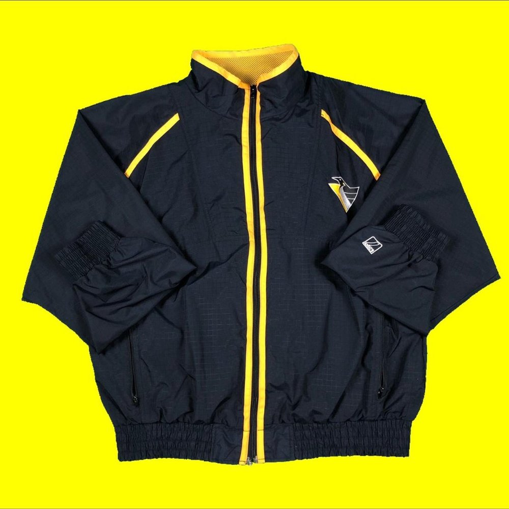 Vintage NHL Pittsburgh Penguins zip up track jacket